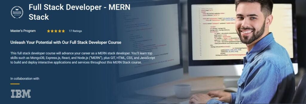 Full Stack Developer - MERN Stack Course by Simplilearn