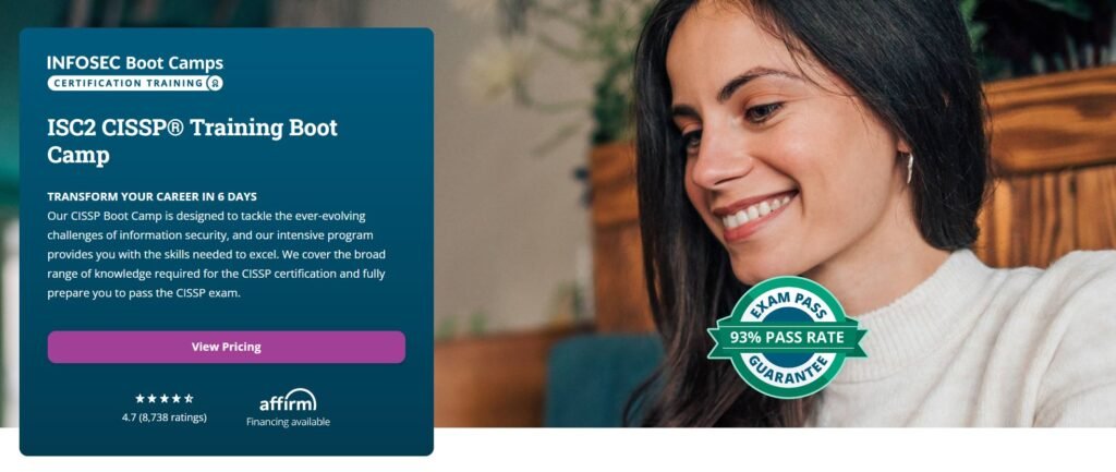 ISC2 CISSP Training Boot Camp by InfoSec